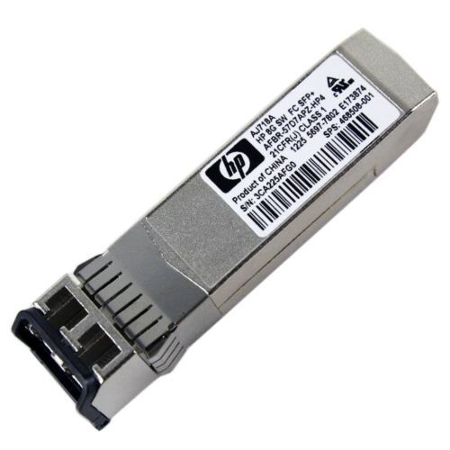 HP AJ718A StorageWorks 8Gb Short Wave Fibre Channel SFP+ 1 Pack Transceiver